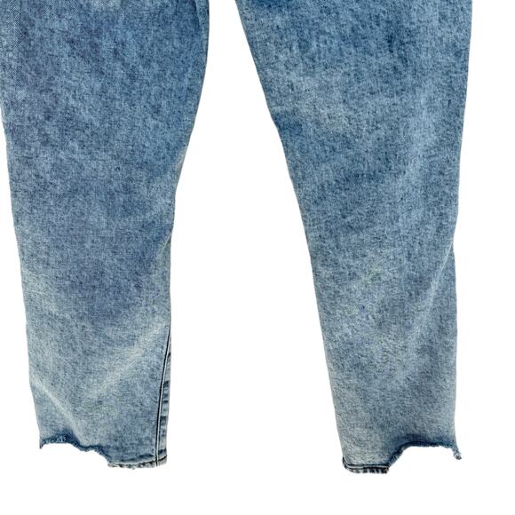 Abercrombie & Fitch 27/4R Boyfriend Jeans Mid-Rise Distressed Frayed Hems Blue - Picture 7 of 10